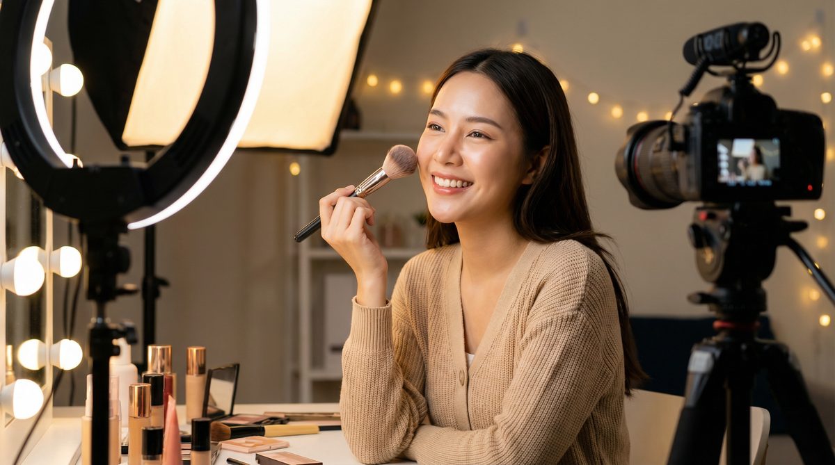 国产主播美妆视频教程